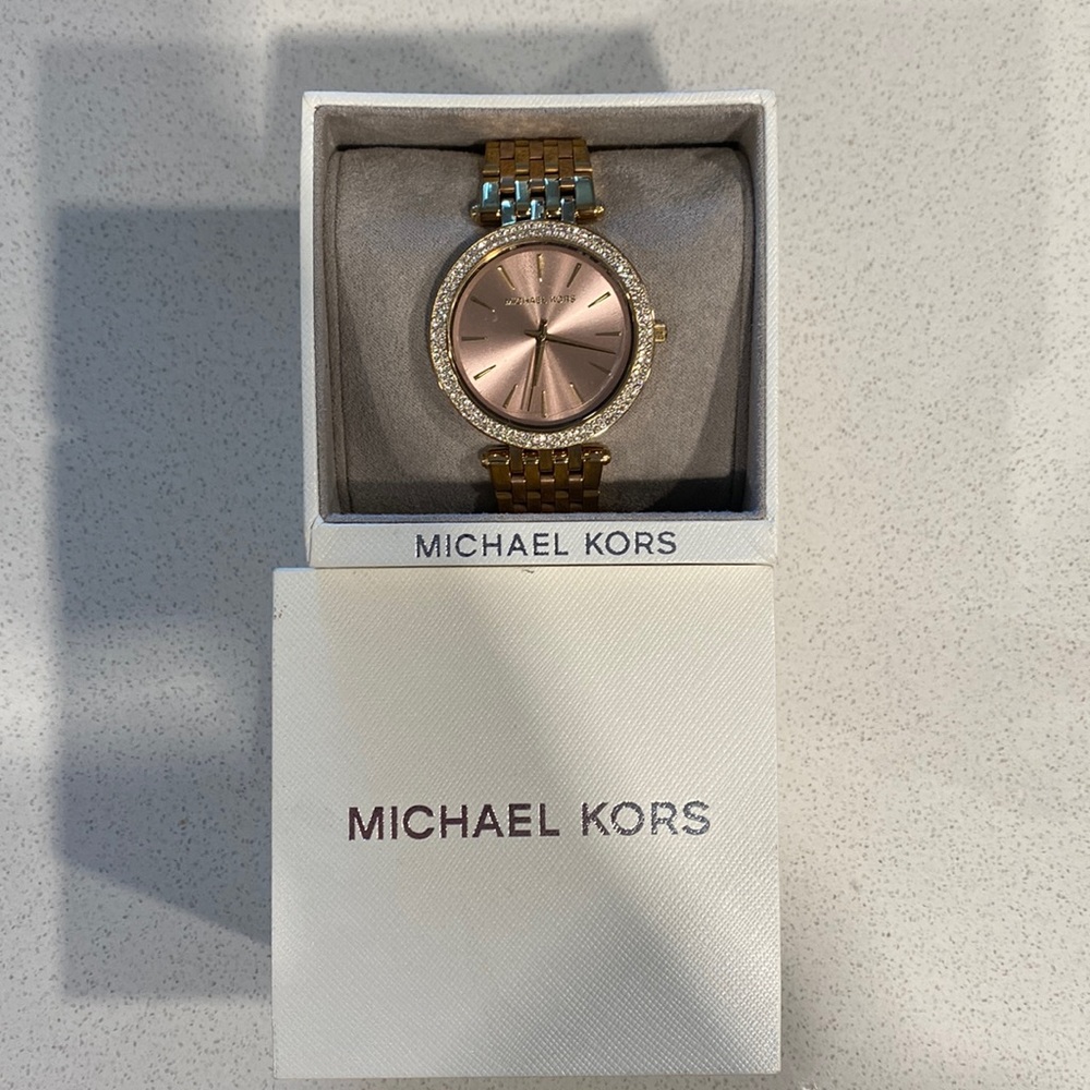 Gold Michael Kors watch